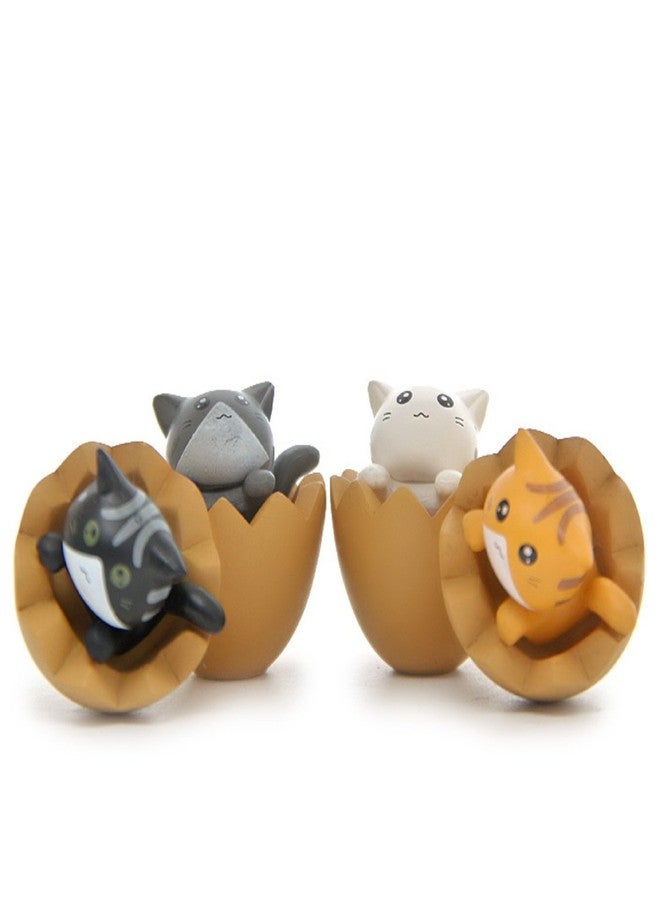 BHOOLU&GOOLU Cute Baby Cat - 4 Pcs/Set - Image 4